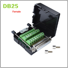 محول DB25 D Sub 25 Pin Terminal Block Blocks